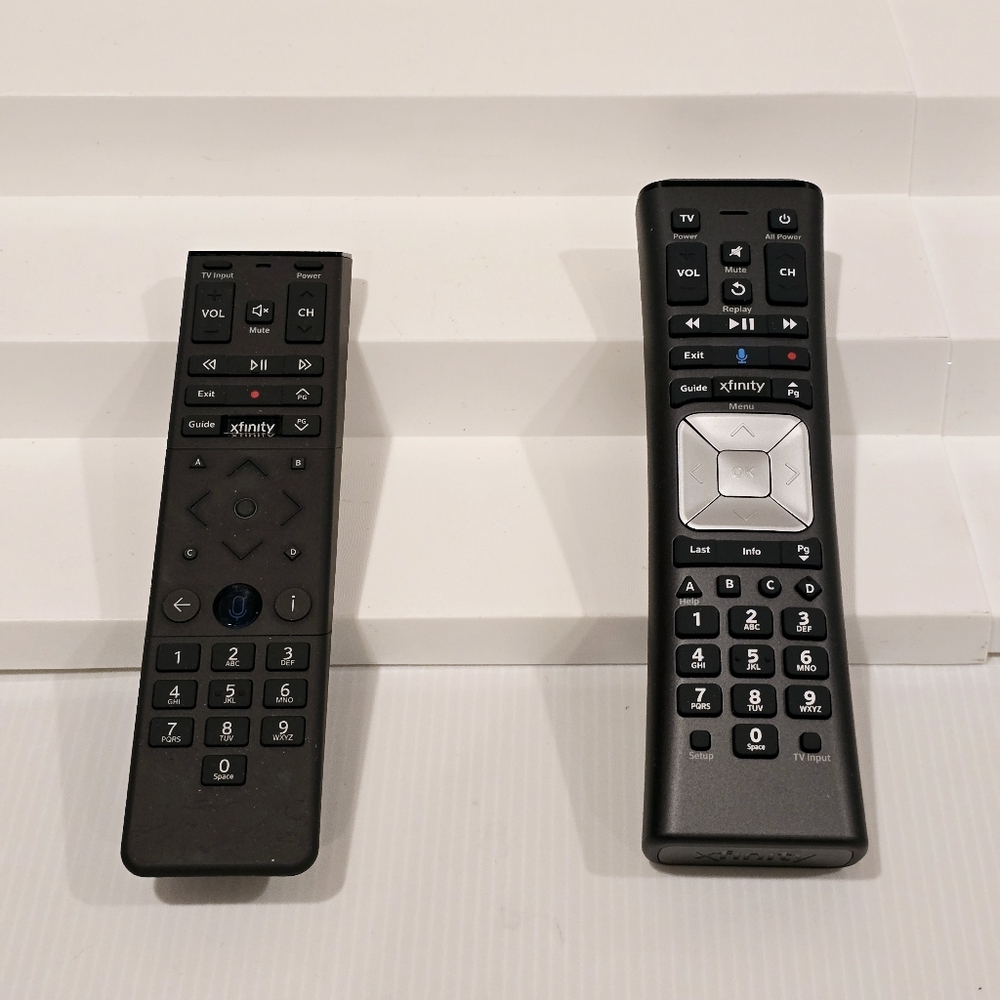 Xfinity Black Remote Control Set